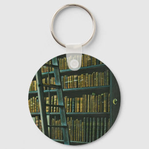 Llavero Regalo de arte de lectura de vintage