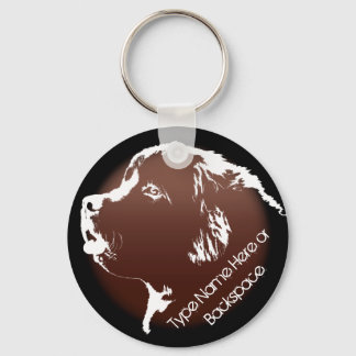 Llavero Regalo de arte de Newfoundland Dog Keychain Newfou