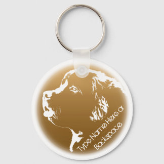 Llavero Regalo de arte de Newfoundland Dog Keychain Newfou