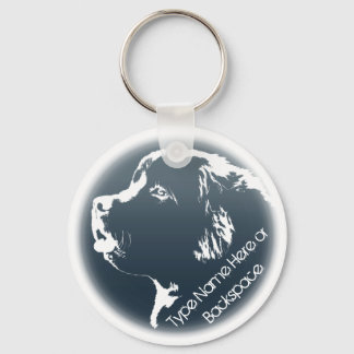 Llavero Regalo de arte de Newfoundland Dog Keychain Newfou