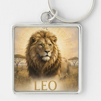 Llavero Regalo de Astrología Cumpleaños Signo Zodiacal Leo