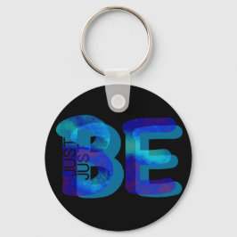 Llavero Regalo de atención SÓLO BE Neon Blue 3D Puede Añad