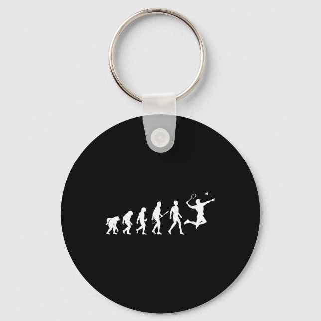 Llavero Regalo de bádminton Evolution para jugadores de bá (Anverso)