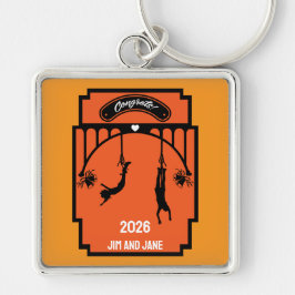 Llavero Regalo de Boda de Salto de Bungee