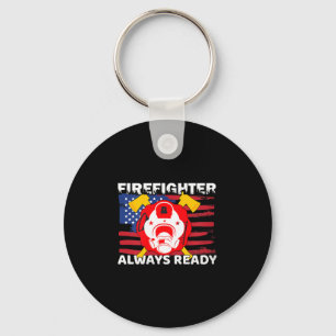Llavero Regalo de bombero siempre listo Citas orgullosas d