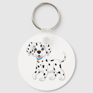 Llavero Regalo de Cachorro Adorable Perro de Bomberos Aman