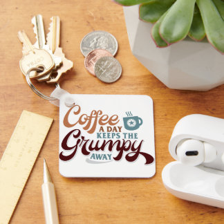 Llavero Regalo de Café al Día para Amantes del Café 