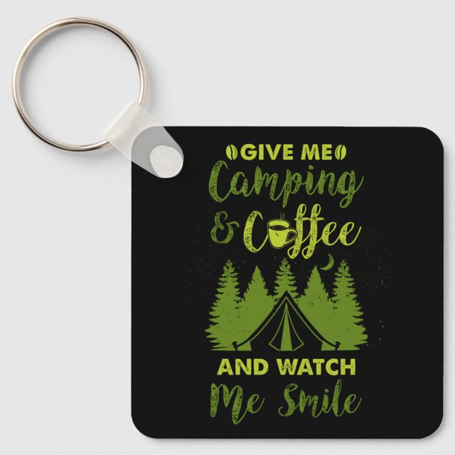 Llavero Regalo de café para campista (Anverso)