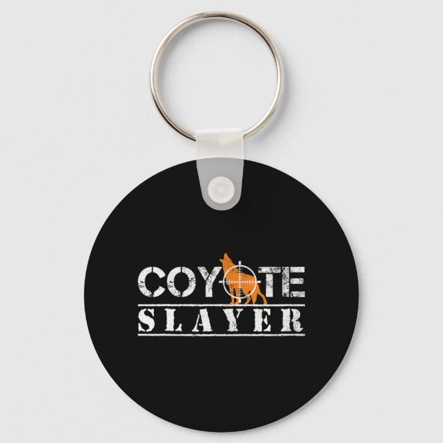 Llavero Regalo de caza divertida de Coyote Slayer para caz (Anverso)