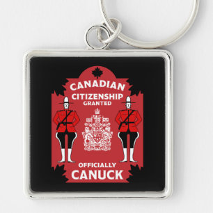 Llavero Regalo de celebración de la ciudadanía canadiense
