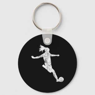 Llavero Regalo de Chica del jugador de fútbol