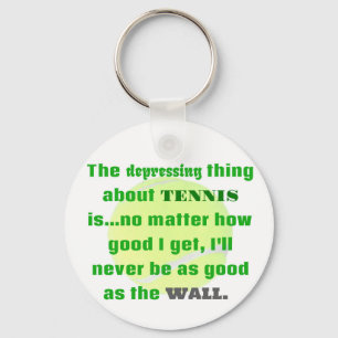 Llavero Regalo de Chiste de tenis para las risas