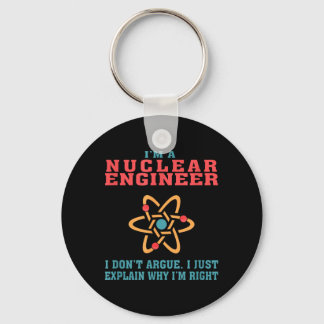 Llavero Regalo de cita divertida de ingeniero nuclear para