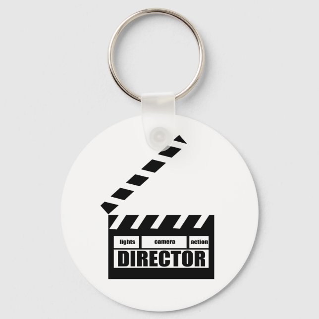 Llavero Regalo de Clapboard de Director de Cine Personaliz (Anverso)