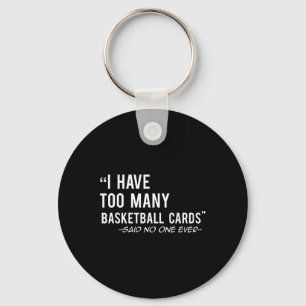 Llavero Regalo de coleccionista de tarjetas de baloncesto 