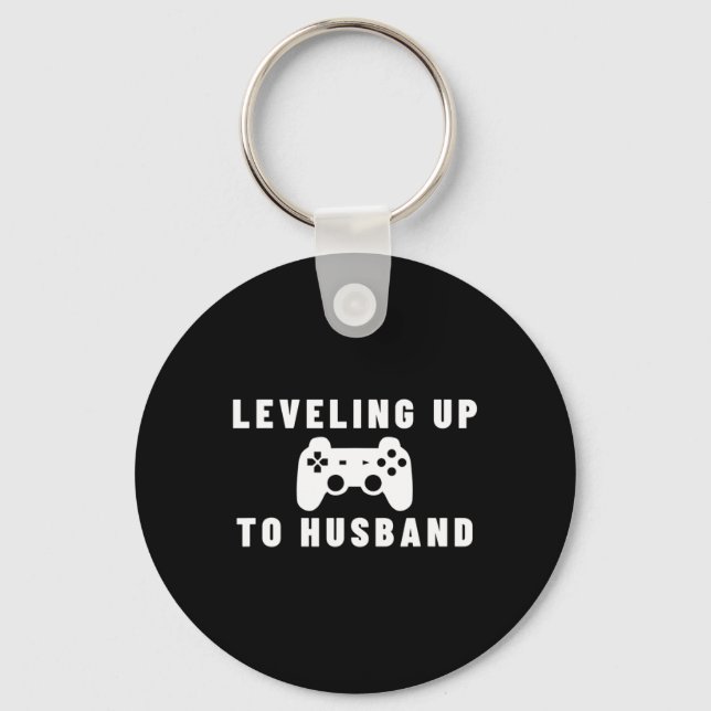 Llavero Regalo de compromiso para el novio marido despedid (Anverso)