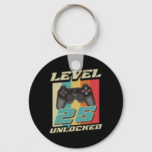 Llavero Regalo de cumpleaños 25 Vintage Chica de niño de 2