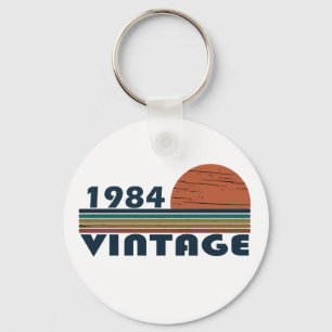 Llavero Regalo de cumpleaños de 1984 vintage