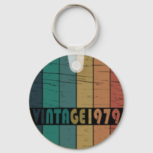 Llavero Regalo de cumpleaños de la vendimia nacido en 1979