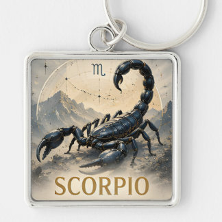 Llavero Regalo de cumpleaños del signo zodiacal Escorpio A