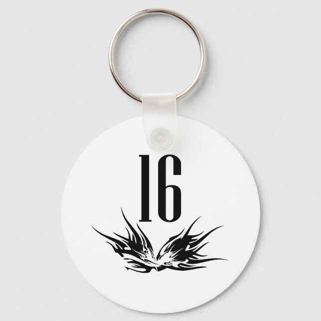 Llavero Regalo de cumpleaños número 16 de Guay (Anverso)