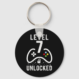 Llavero Regalo de cumpleaños número 7 del videojuego desbl