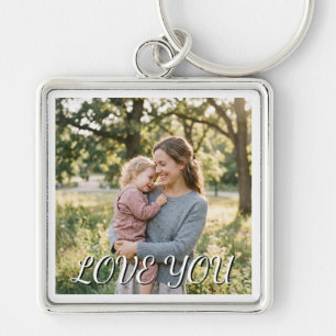 Llavero regalo de cumpleaños para mamá Plantilla de Foto T
