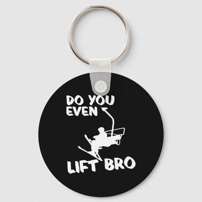 Llavero Regalo de deportes de invierno para esquiar - esqu (Anverso)