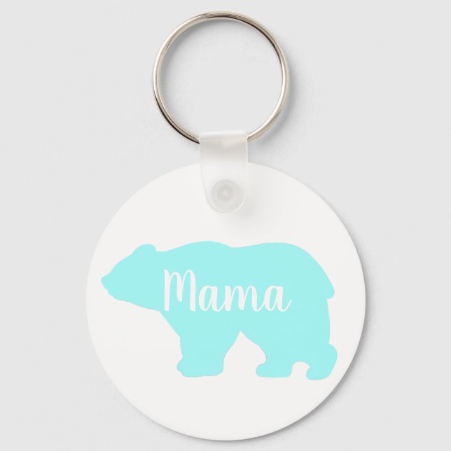 Llavero Regalo de Día de la Madre de diseño de oso dulce M (Anverso)