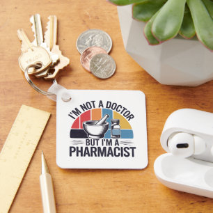 Llavero Regalo de diseño coloreado Retro Vintage para el f