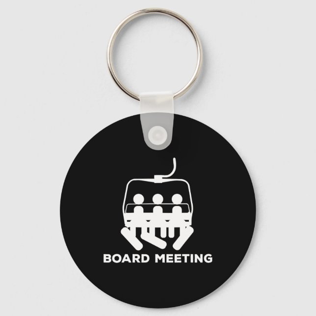 Llavero Regalo de encuentro de Snowboard - Skii de vacacio (Anverso)