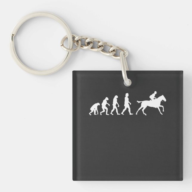 Llavero Regalo de equitación para caballos (Frente)