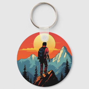Llavero Regalo de escalada en roca retro para escaladores