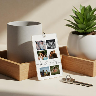 Llavero Regalo de escritura de hermana grande para Collage