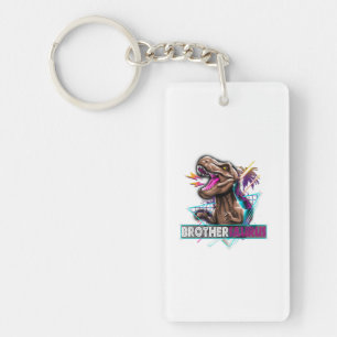 Llavero Regalo De Familia De Dinosaurios Hermanos Para Her