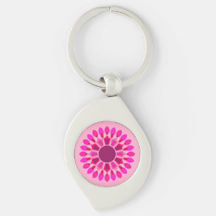 LLAVERO REGALO DE FLOR MODERNO COLORIDO HIJA HERMANA MAMÁ