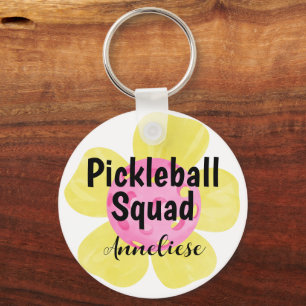 Llavero Regalo de Flor para Grupo Personalizado de Pickleb