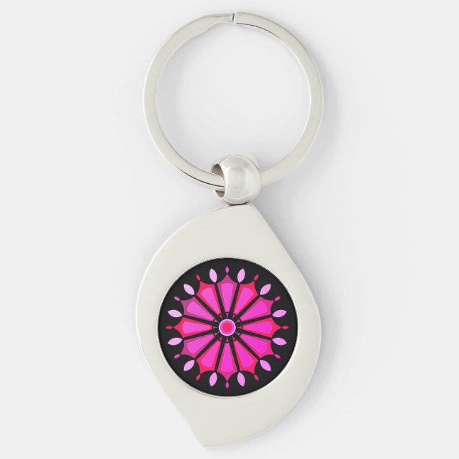 Llavero regalo de flores (Anverso)