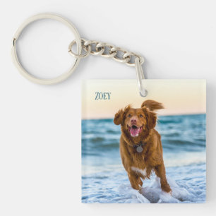 Llavero Regalo de foto de mascota personalizable Padres de