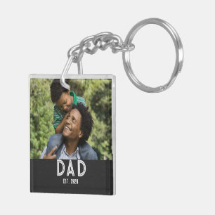 Llavero Regalo de foto establecido por papá Día del Padre 