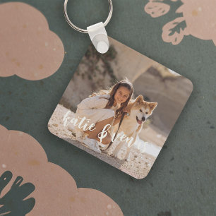 Llavero Regalo de foto familiar de mascota personalizada l
