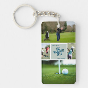 Llavero Regalo de golf Golfing Photo Keychain