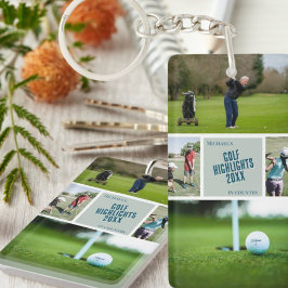 Llavero Regalo de golf Golfing Photo Keychain