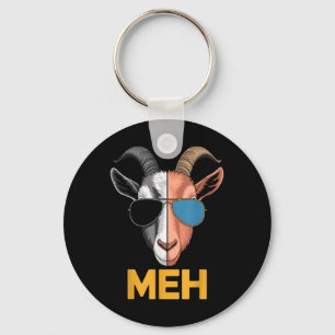 Llavero Regalo de granjero de cabra Meh Funny Goat Lover