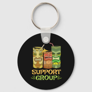 Llavero Regalo de Grupo de Apoyo Divertido Tiki R Isla Haw