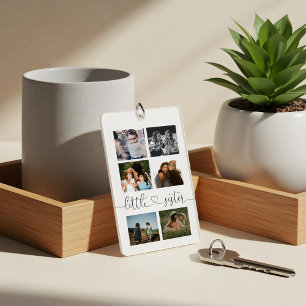 Llavero Regalo de guión de hermanita para Collage de fotos