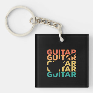 Llavero Regalo de guitarra   Guitaristas de guitarra acúst