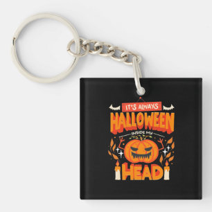 Llavero Regalo de Halloween   Siempre Halloween adentro