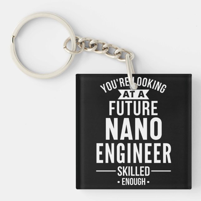 Llavero Regalo de ingeniero de NANO (Frente)