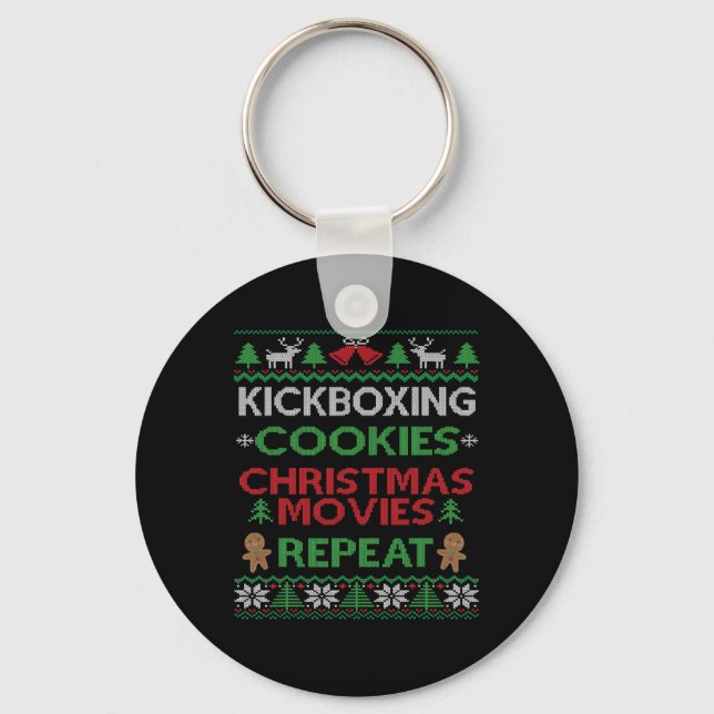 Llavero Regalo de instructor de kickboxing Kickboxer Navid (Anverso)